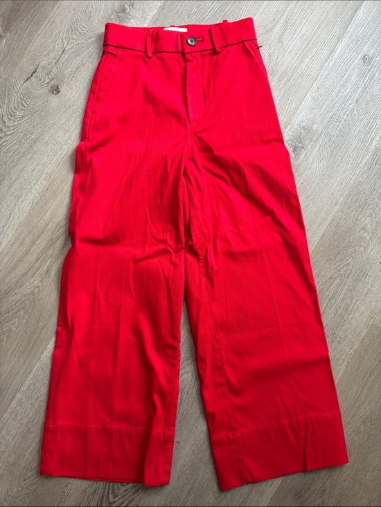 SPANX Pants - NWOT SPANX Bright Red Wide Leg High Rise Trousers